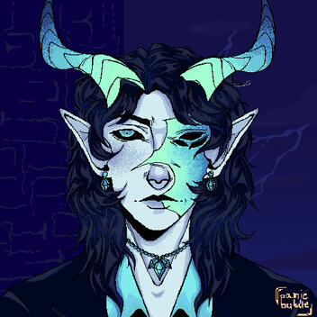 First Example Headshot Pixel Art